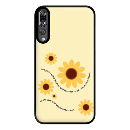 Lyrics - Post Phone Case for Huawei P20 Pro