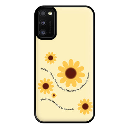 Lyrics - Post Phone Case for Galaxy A41