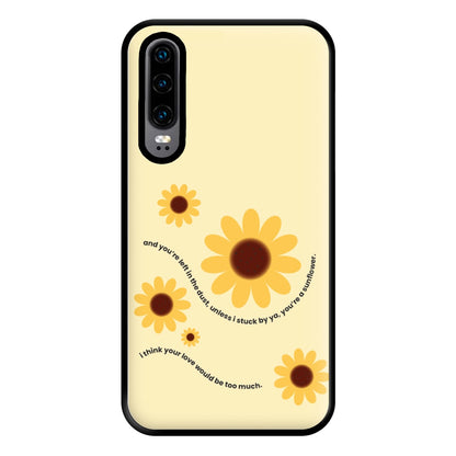 Lyrics - Post Phone Case for Huawei P30