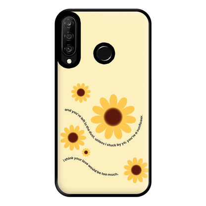 Lyrics - Post Phone Case for Huawei P30 Lite