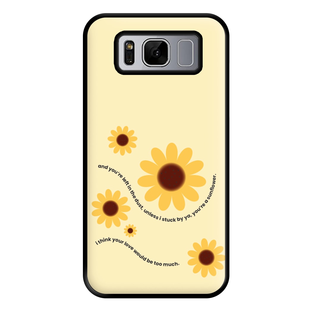 Lyrics - Post Phone Case for Galaxy S8 Plus