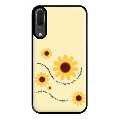 Lyrics - Post Phone Case for Huawei P20