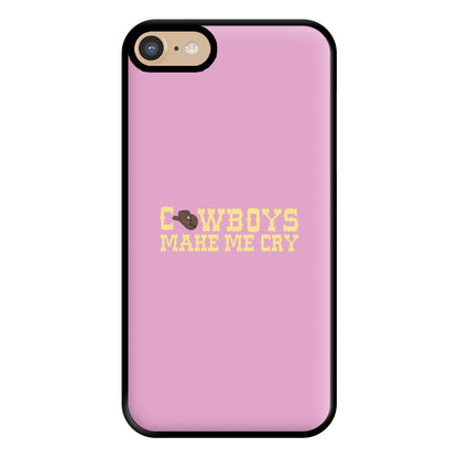 Cowboys Make Me Cry - Post Phone Case for iPhone 6 / 7 / 8 / SE