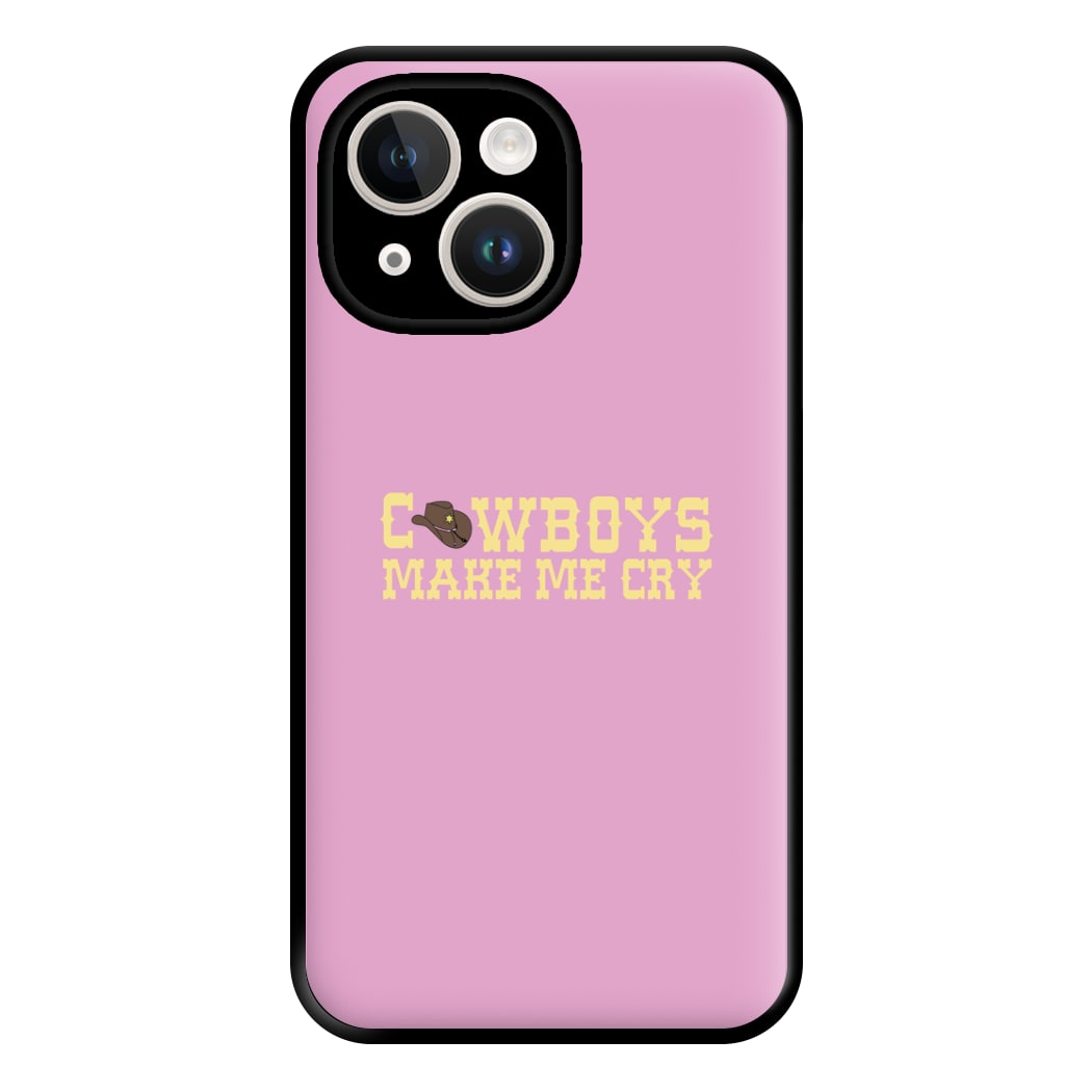 Cowboys Make Me Cry - Post Phone Case for iPhone 14 Plus