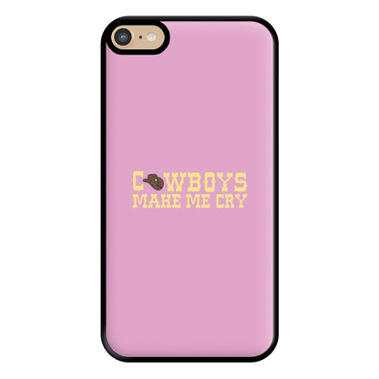 Cowboys Make Me Cry - Post Phone Case for iPhone 6 Plus / 7 Plus / 8 Plus