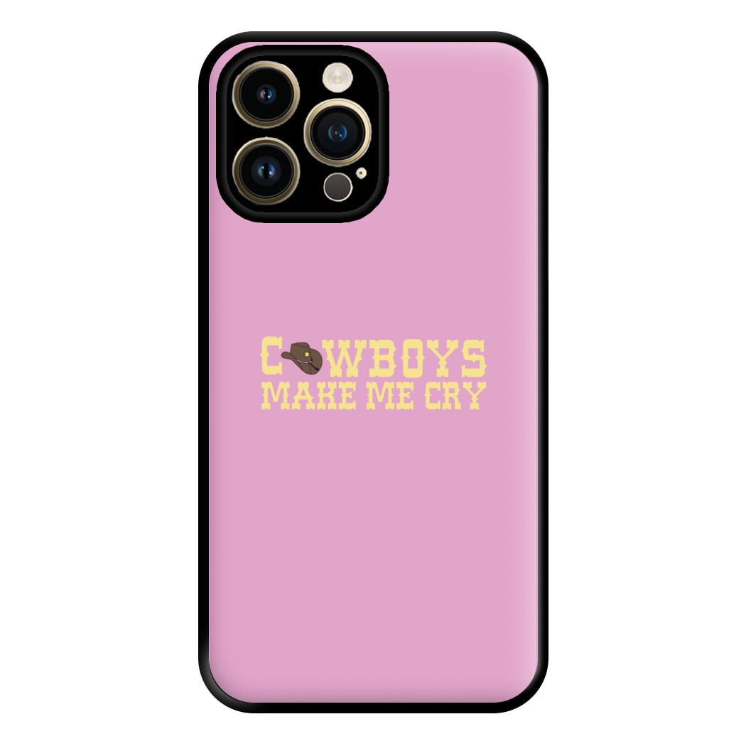 Cowboys Make Me Cry - Post Phone Case for iPhone 14 Pro Max