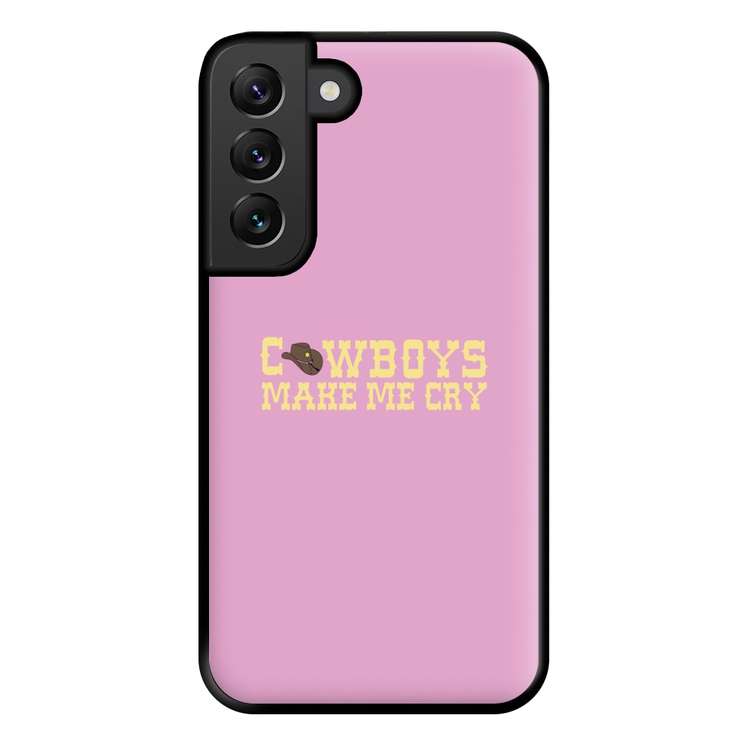 Cowboys Make Me Cry - Post Phone Case for Galaxy S22 Plus