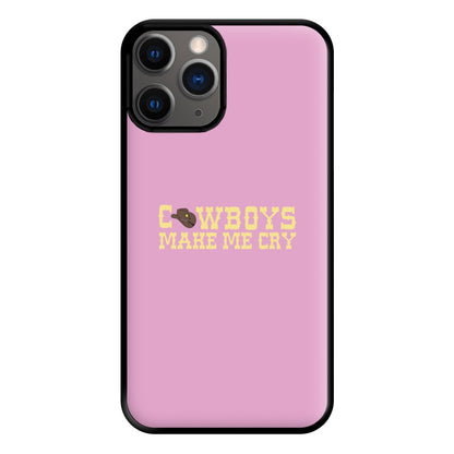 Cowboys Make Me Cry - Post Phone Case for iPhone 12 Pro Max