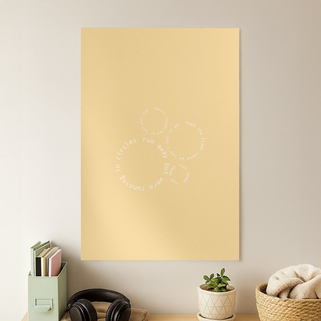 Running In Circles - Post Poster