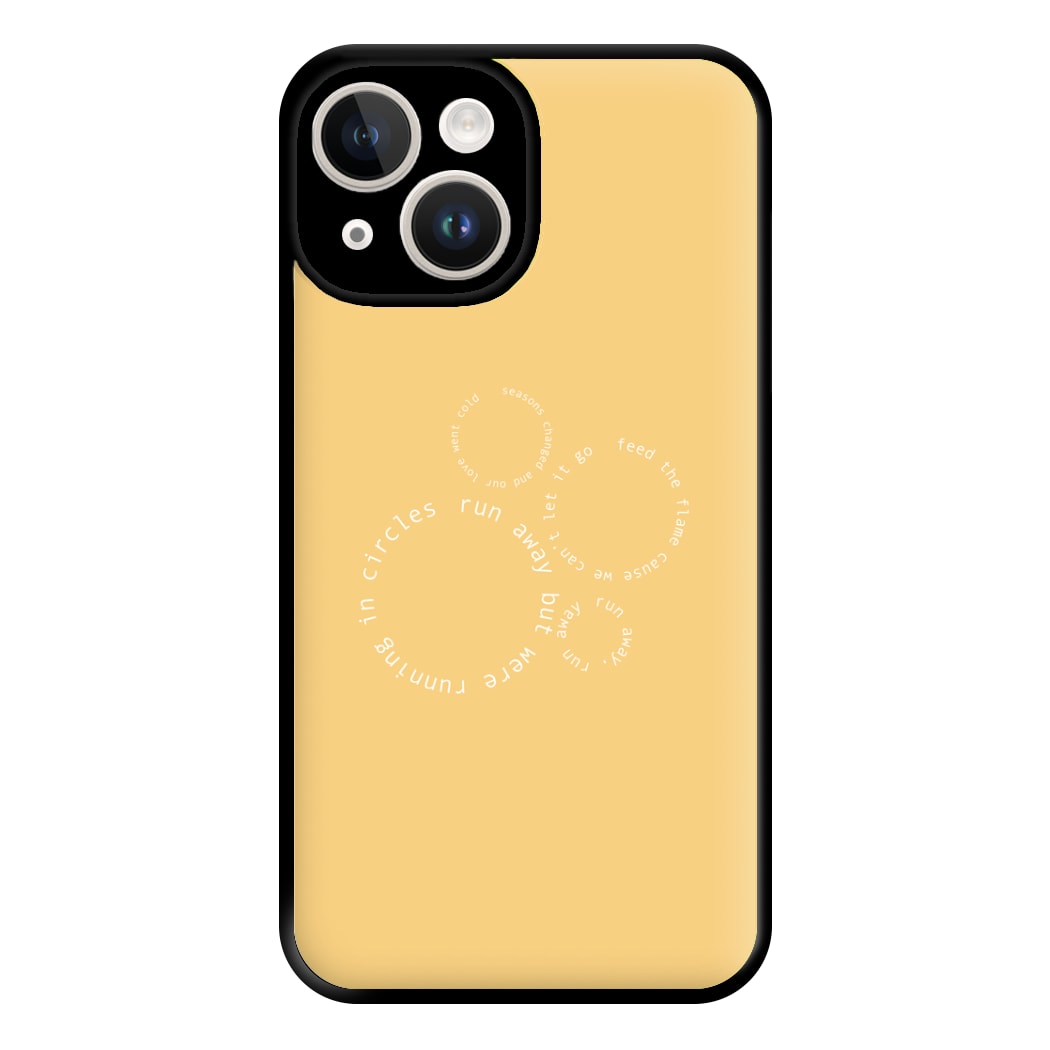 Running In Circles - Post Phone Case for iPhone 14