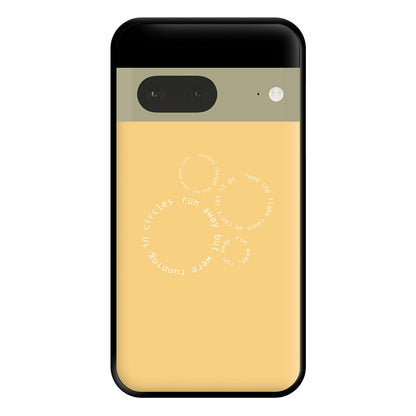 Running In Circles - Post Phone Case for Google Pixel 7a