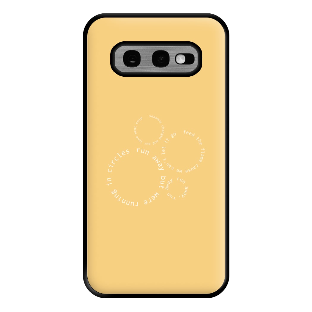 Running In Circles - Post Phone Case for Galaxy S10e