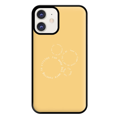 Running In Circles - Post Phone Case for iPhone 11