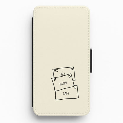 Bill, Harry And Sam Flip / Wallet Phone Case
