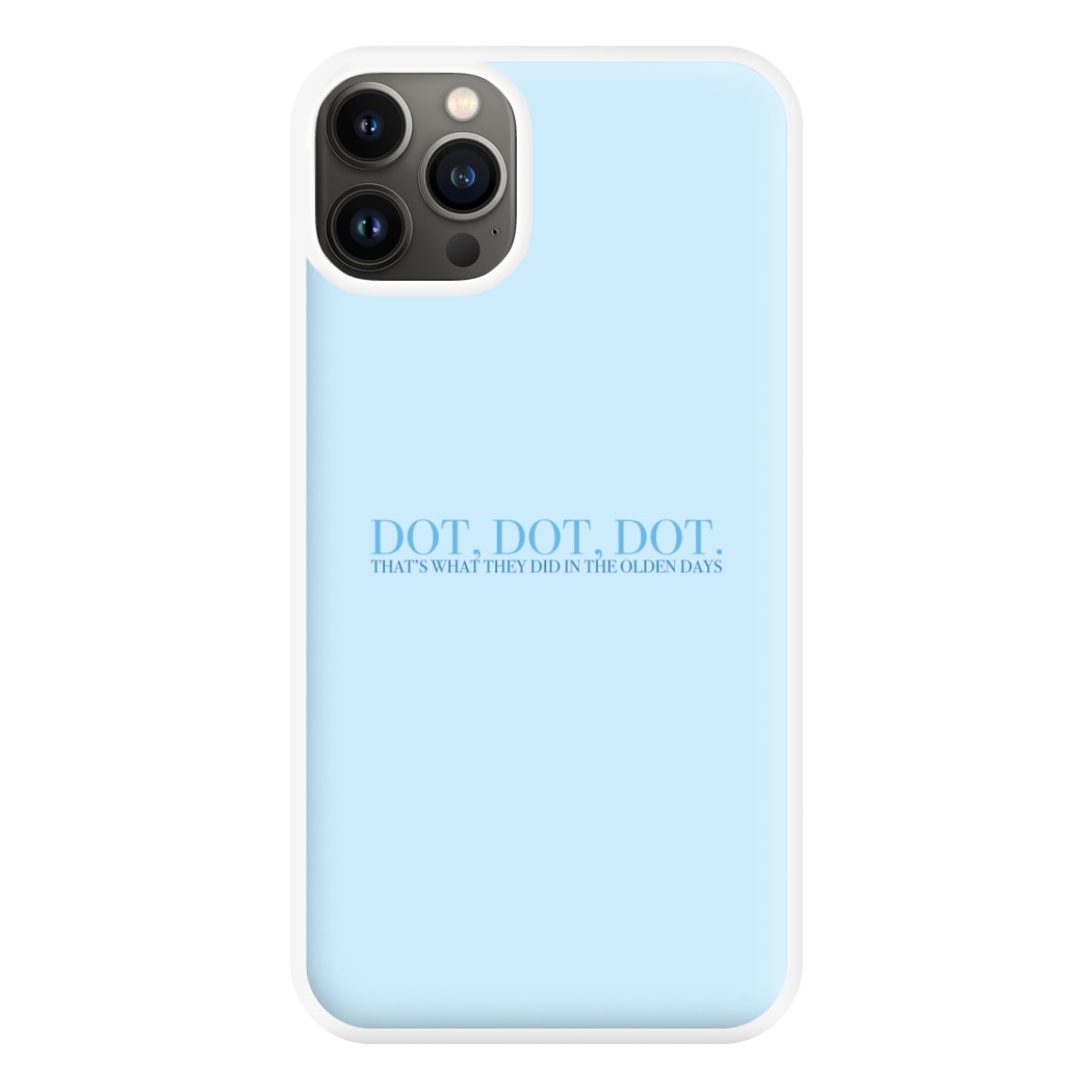 Dot, Dot, Dot Phone Case for iPhone 13