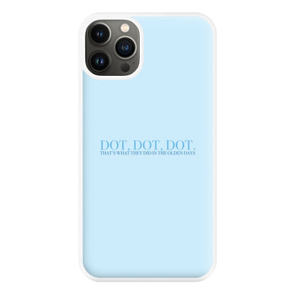 Dot, Dot, Dot Phone Case for iPhone 13