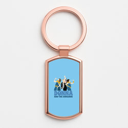 Donna And The Dynamos Rose Gold Keyring