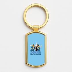 Donna And The Dynamos Gold Keyring