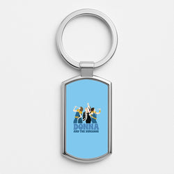 Donna And The Dynamos Silver Keyring