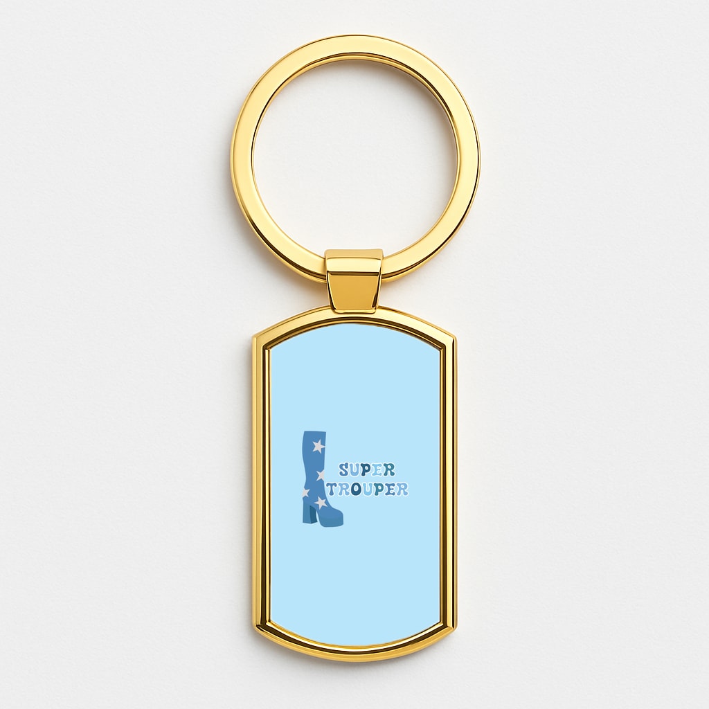 Super Trouper Gold Keyring
