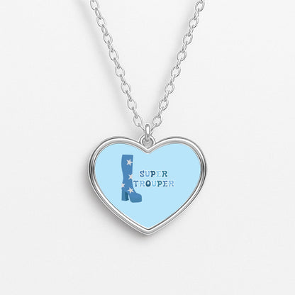 Super Trouper Heart Necklace
