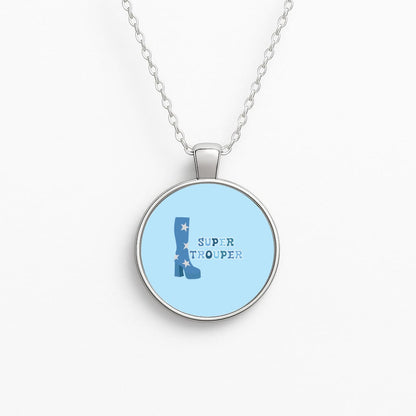 Super Trouper Circle Necklace
