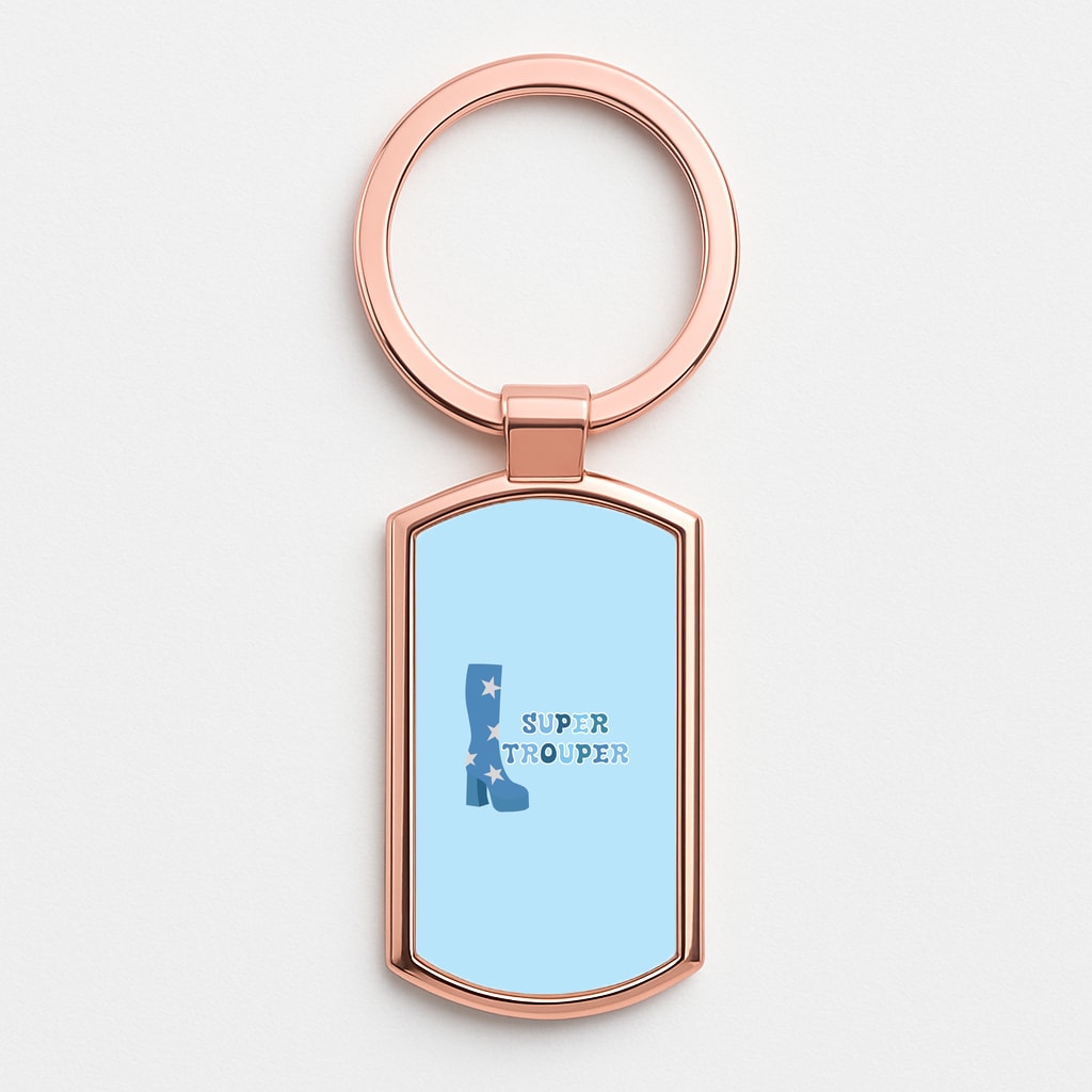 Super Trouper Rose Gold Keyring