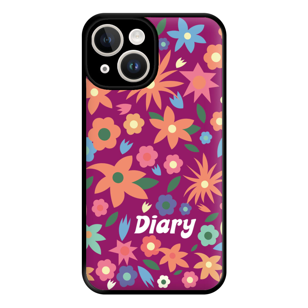 Diary Phone Case for iPhone 14