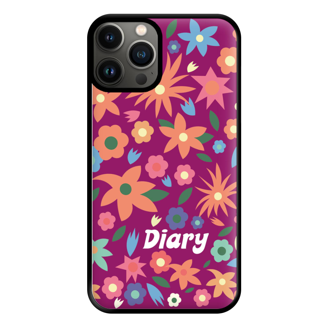 Diary Phone Case for iPhone 13 Pro Max