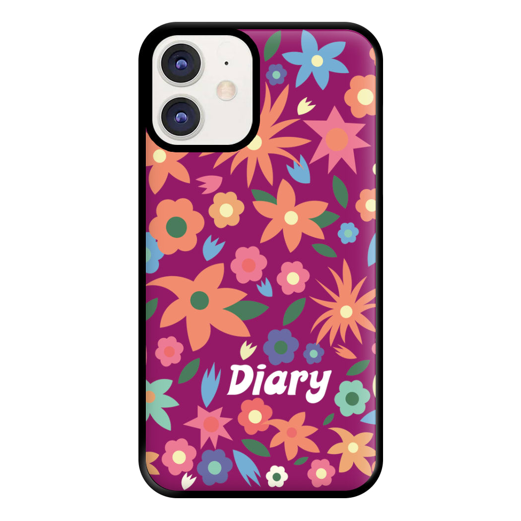 Diary Phone Case for iPhone 12 / 12 Pro