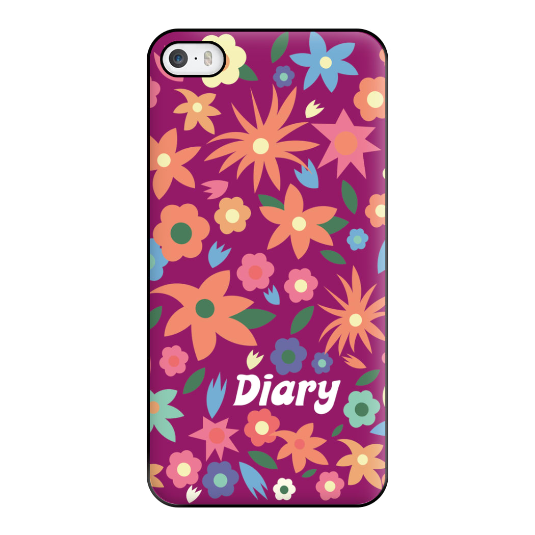 Diary Phone Case for iPhone 5 / 5s / SE 2016