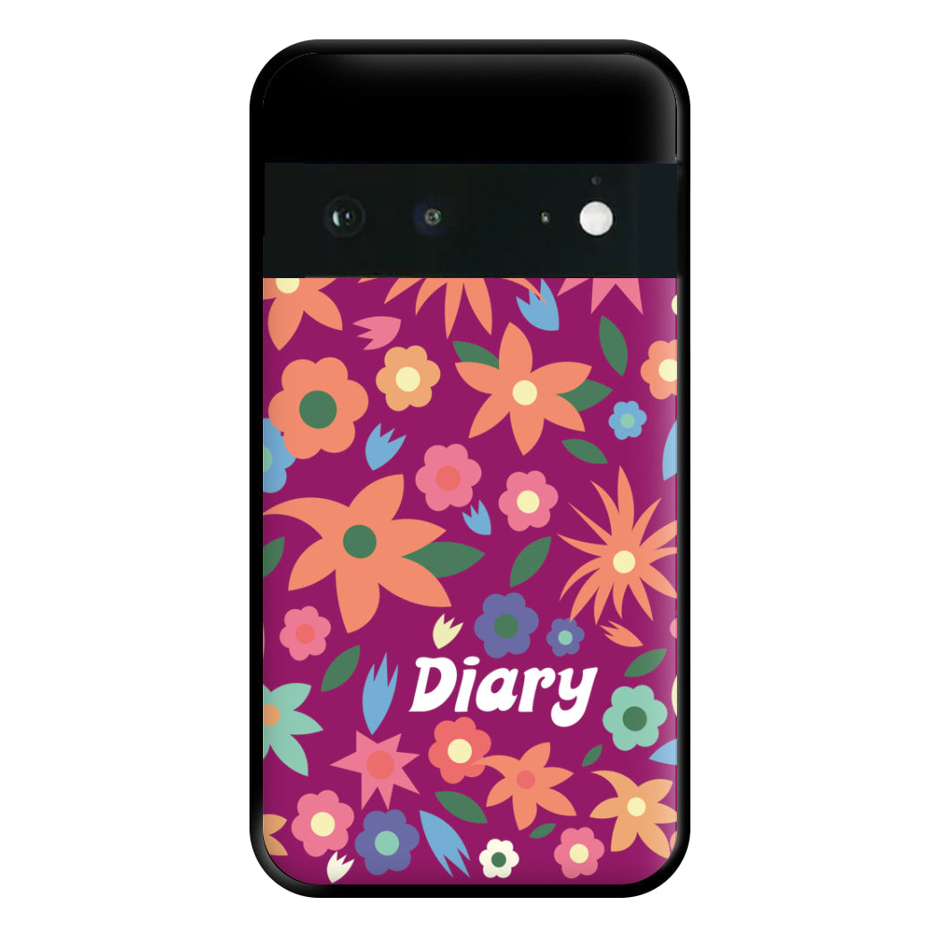 Diary Phone Case for Google Pixel 6a