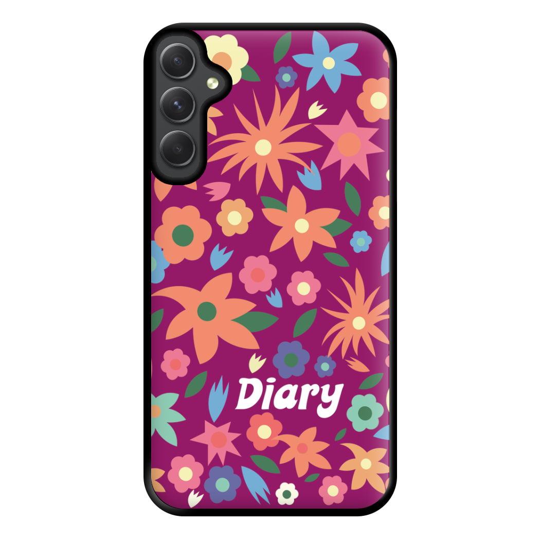 Diary Phone Case for Galaxy A54