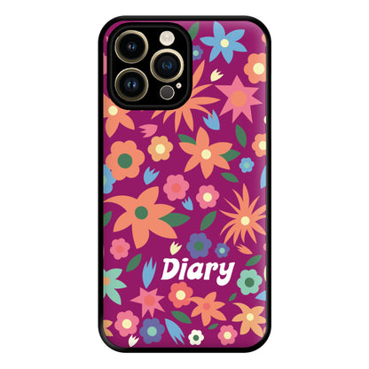 Diary Phone Case for iPhone 14 Pro Max