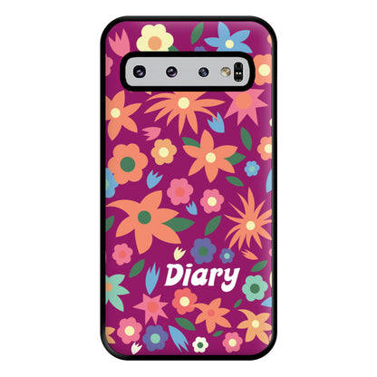 Diary Phone Case for Galaxy S10 Plus