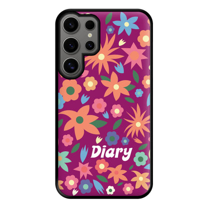 Diary Phone Case for Galaxy S24 Ultra