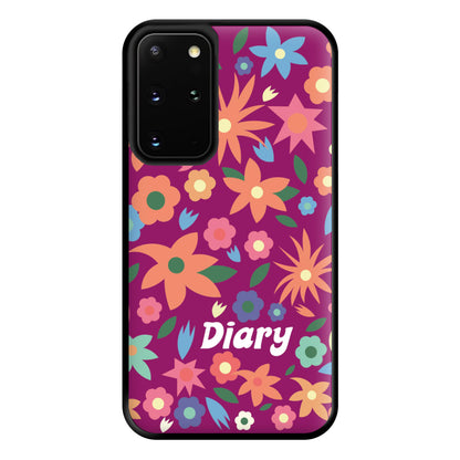 Diary Phone Case for Galaxy S20 Plus