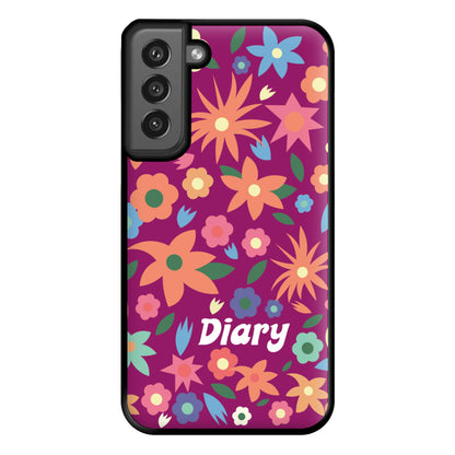 Diary Phone Case for Galaxy S21FE