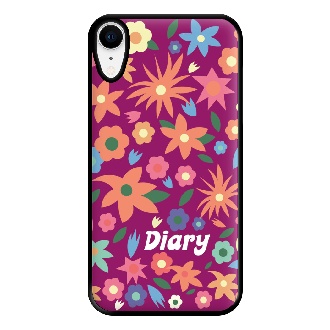 Diary Phone Case for iPhone XR