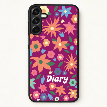 Diary Phone Case for Galaxy A17