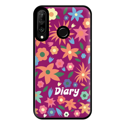 Diary Phone Case for Huawei P30 Lite