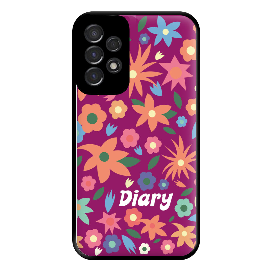 Diary Phone Case for Galaxy A53