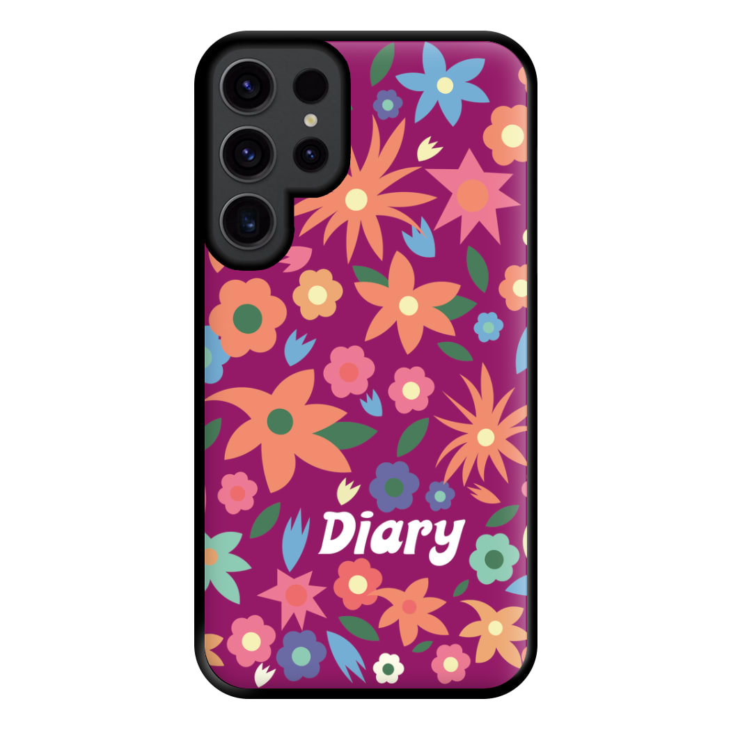 Diary Phone Case for Galaxy S23 Ultra