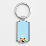 Squad Goals - Mamma Mia Silver Keyring
