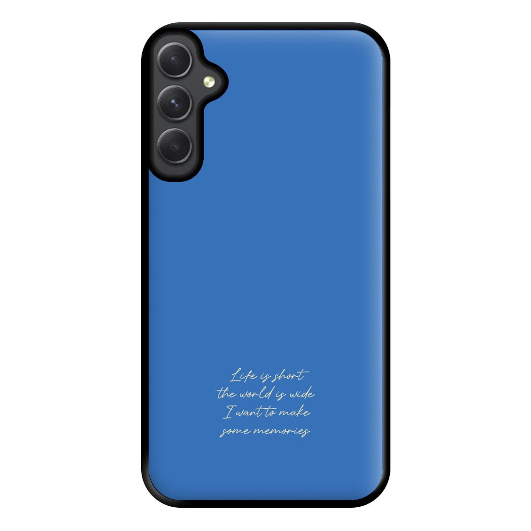 Life Is Short - Mamma Mia Phone Case for Galaxy A54