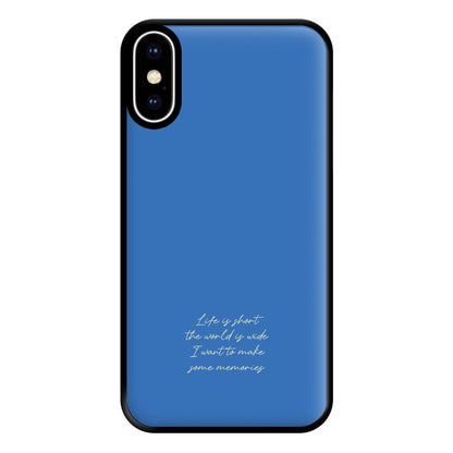 Life Is Short - Mamma Mia Phone Case for iPhone XS Max