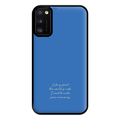 Life Is Short - Mamma Mia Phone Case for Galaxy A41