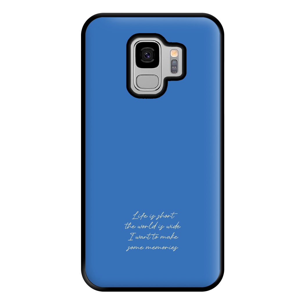 Life Is Short - Mamma Mia Phone Case for Galaxy S9 Plus