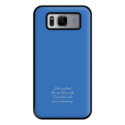 Life Is Short - Mamma Mia Phone Case for Galaxy S8 Plus