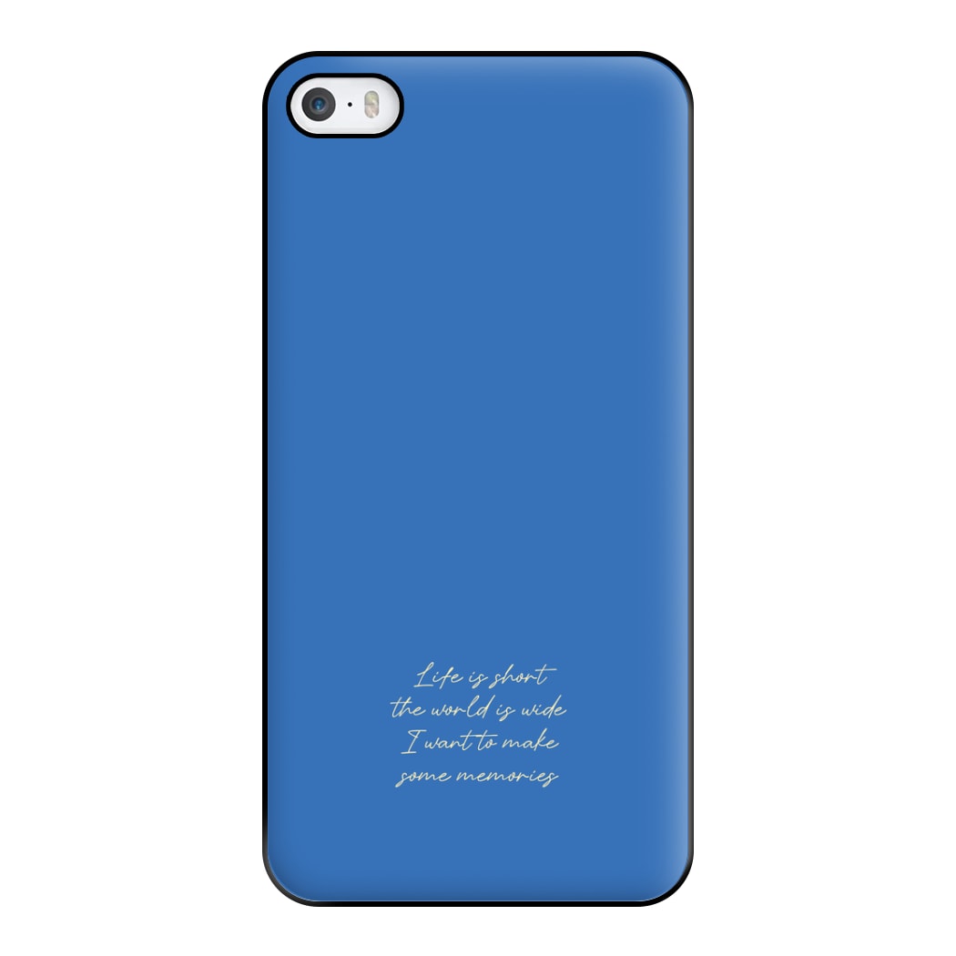 Life Is Short - Mamma Mia Phone Case for iPhone 5 / 5s / SE 2016